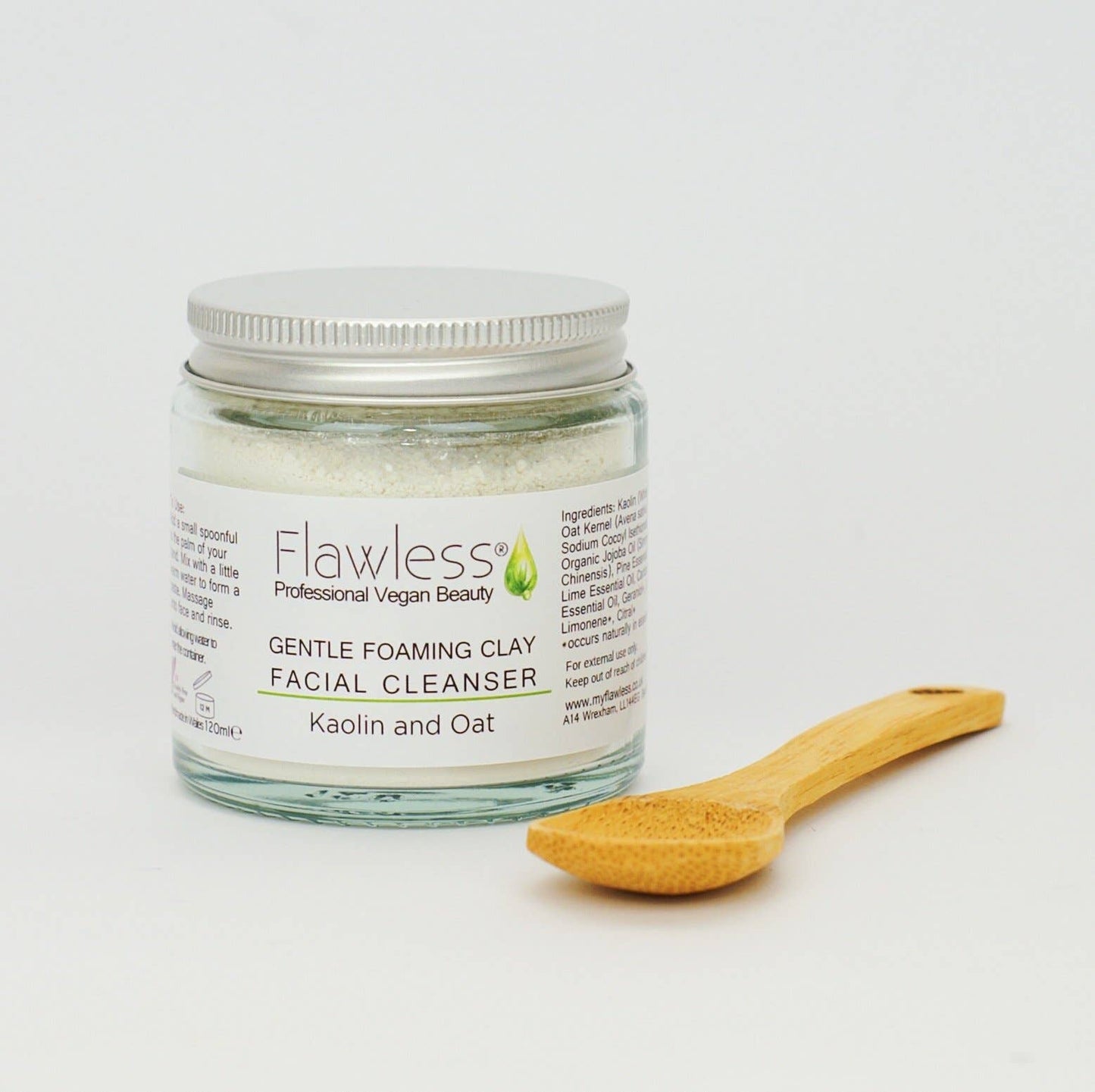 Flawless Beauty Gentle Foaming Facial Cleanser | Kaolin Clay & Oat 60ml