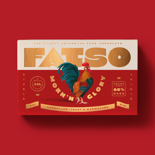 Fatso Morn’n Glory Chocolate Bar 150g