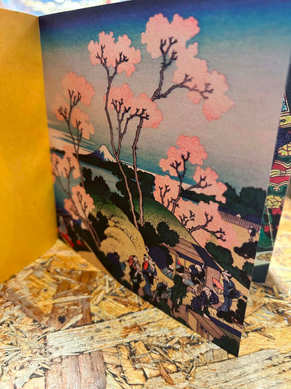 15cm Japanese Origami Paper - 256 sheets, 16 Iconic Woodblock Prints