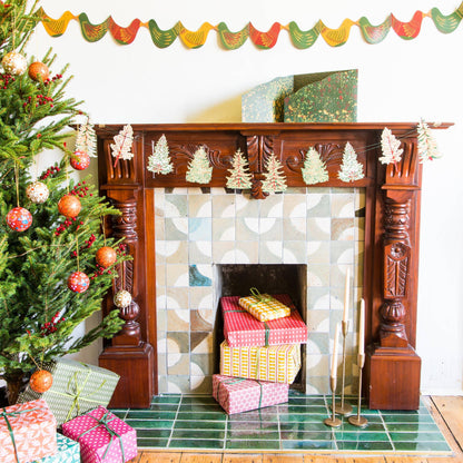 Forest Fir Trees Sewn Garland