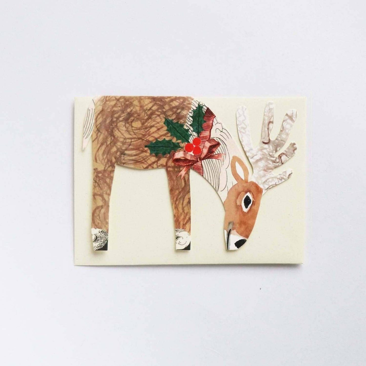 Festive Reindeer Christmas Card