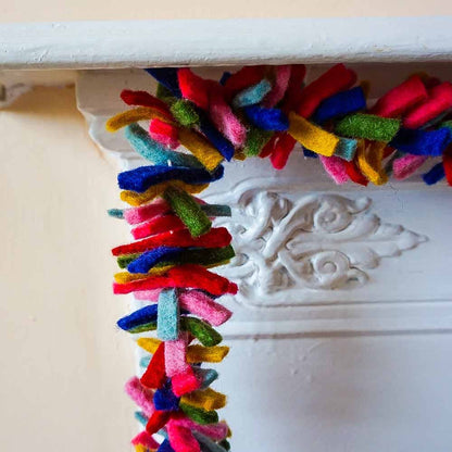 Fairtrade Hand Felted Confetti Garland