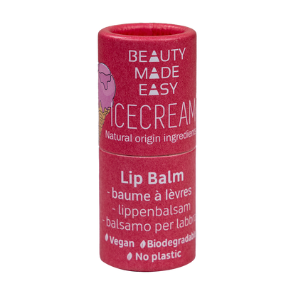 Ice Cream Natural Vegan Lip Balm