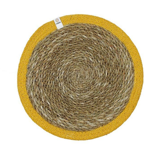 ReSpiin Set of 6 Seagrass & Jute Tablemats