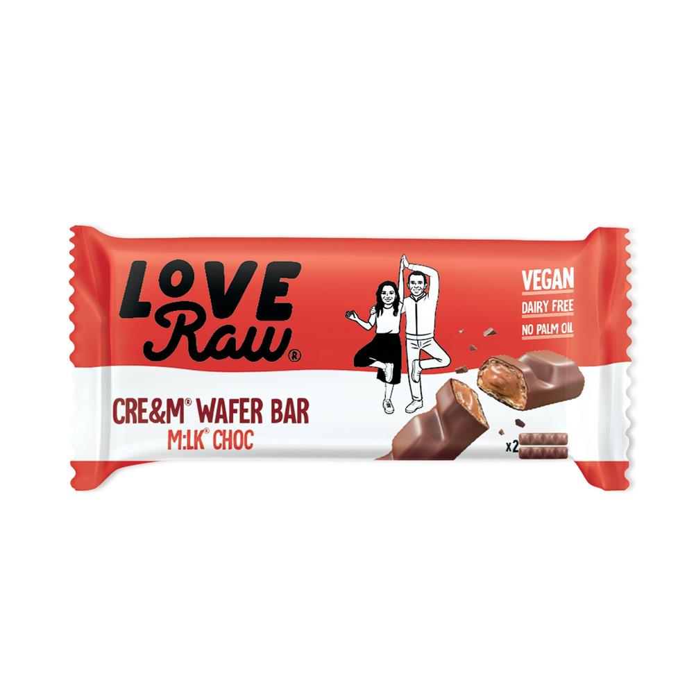 Love Raw Vegan Cream Filled Wafer Bars