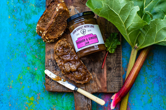Rhubarb & Ginger Jam - From Dorset With Love