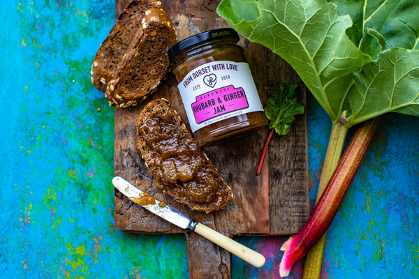 Rhubarb & Ginger Jam - From Dorset With Love