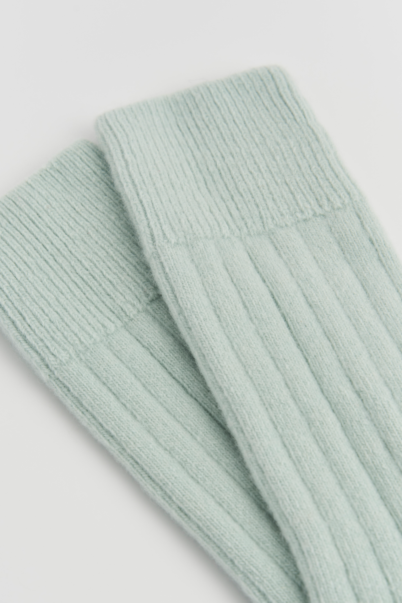 Winter Mint Merino Bed Socks