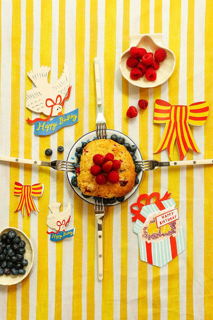 Happy Birthday Bird with Bow