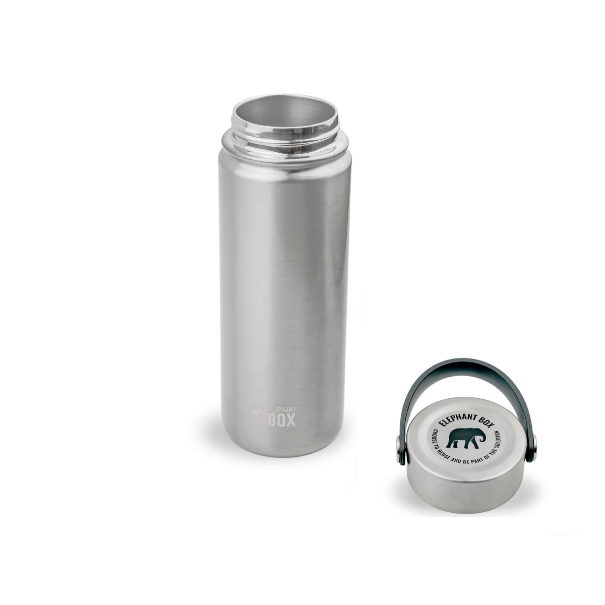 Elephant Box Insulated Water Bottle with Carry Handle 500ml