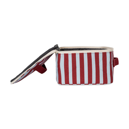 Fluf Square Lunch Cube - Awning Stripe Chili Pepper