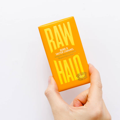 Dark & Salted Caramel Organic Vegan Chocolate Mini Bar 35g