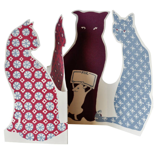 Calico Cats Concertina Card