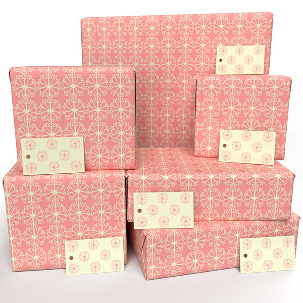 Pink Ditsy Gift Wrapping Paper