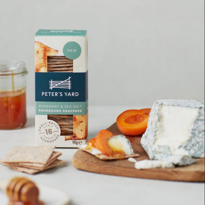 Peter's Yard Rosemary & Sea Salt Sourdough Crackers - 90g