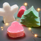 Christmas Heart Tree and Angel Soap Set