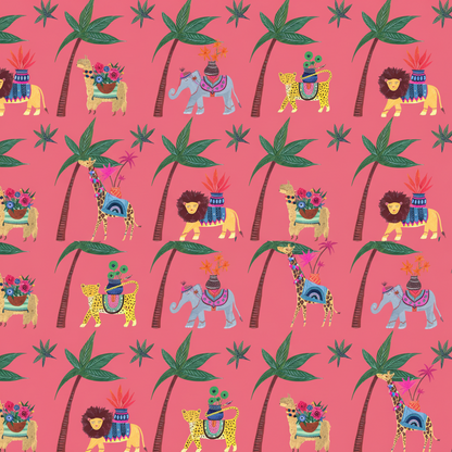 'Tropical Parade' Luxury Gift Wrapping Paper