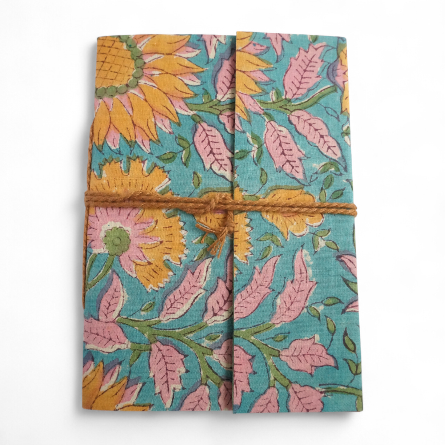 Tourensol Hand Printed Fabric Notebook