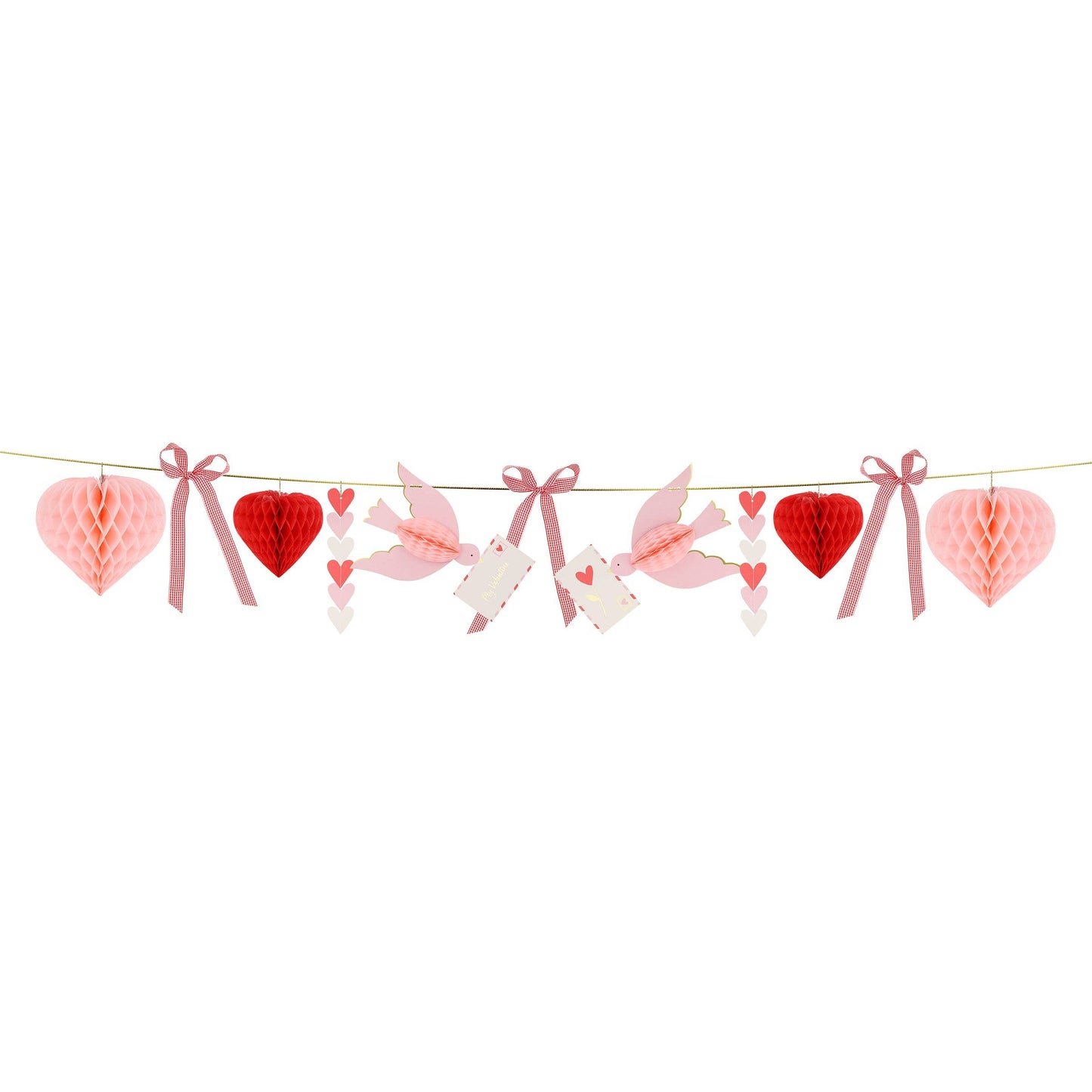 Meri Meri Valentines Lovebird Garland