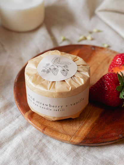 Wild Strawberry & Vanilla Candle Refill
