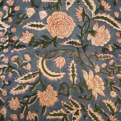 Traditional Indian Cotton Floral Tote