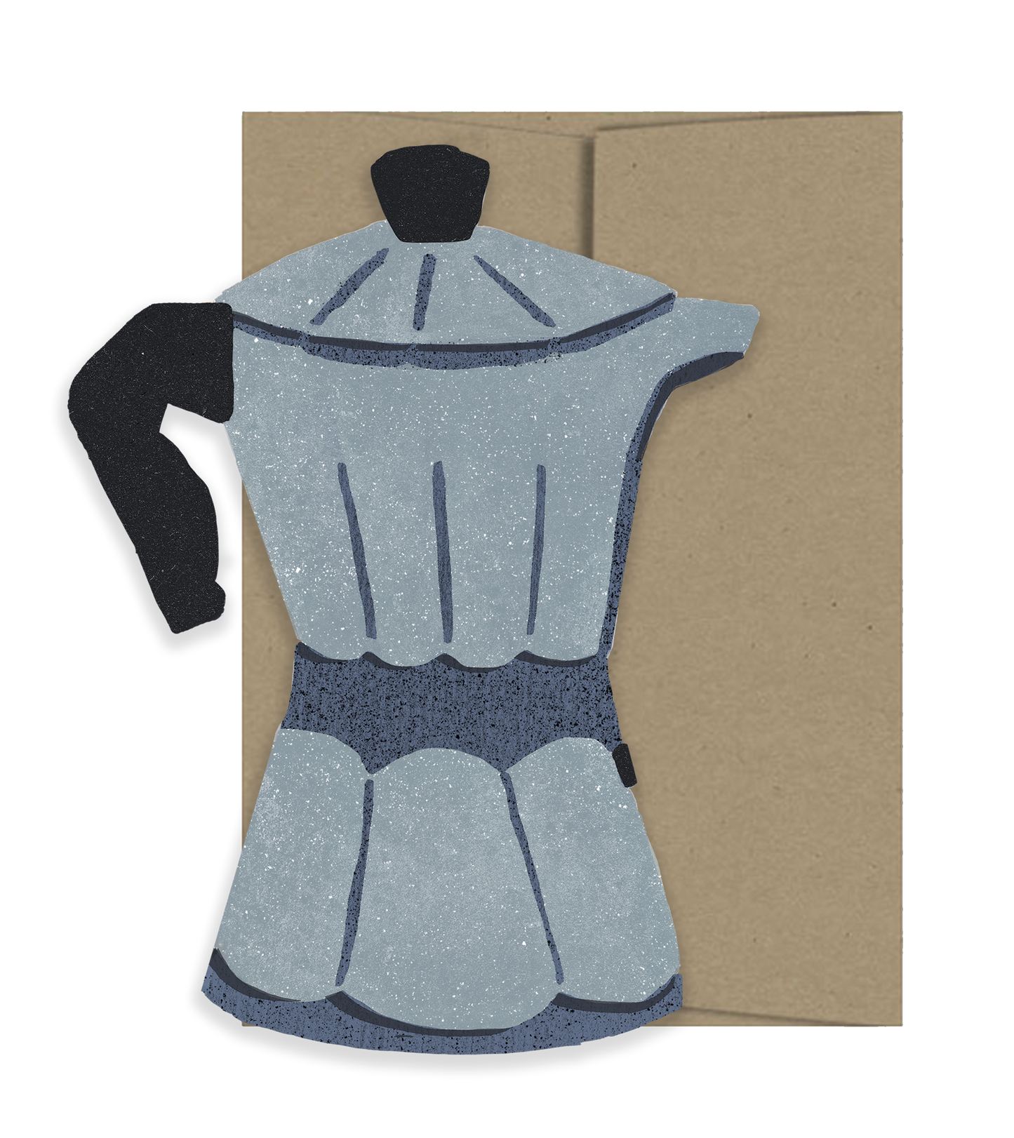 Moka Pot Espresso Maker Greeting Card