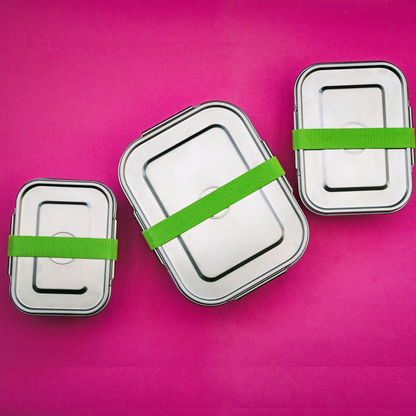 Clip & Seal Stainless Steel Lunchbox - Small / Medium /Large