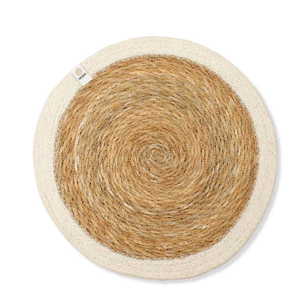 ReSpiin Set of 6 Seagrass & Jute Tablemats
