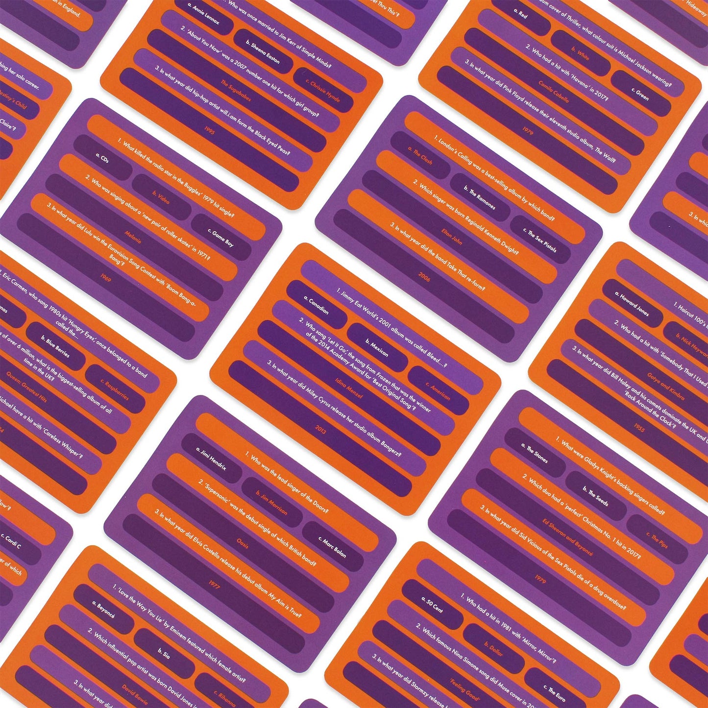 Popmaster Quiz Card Game