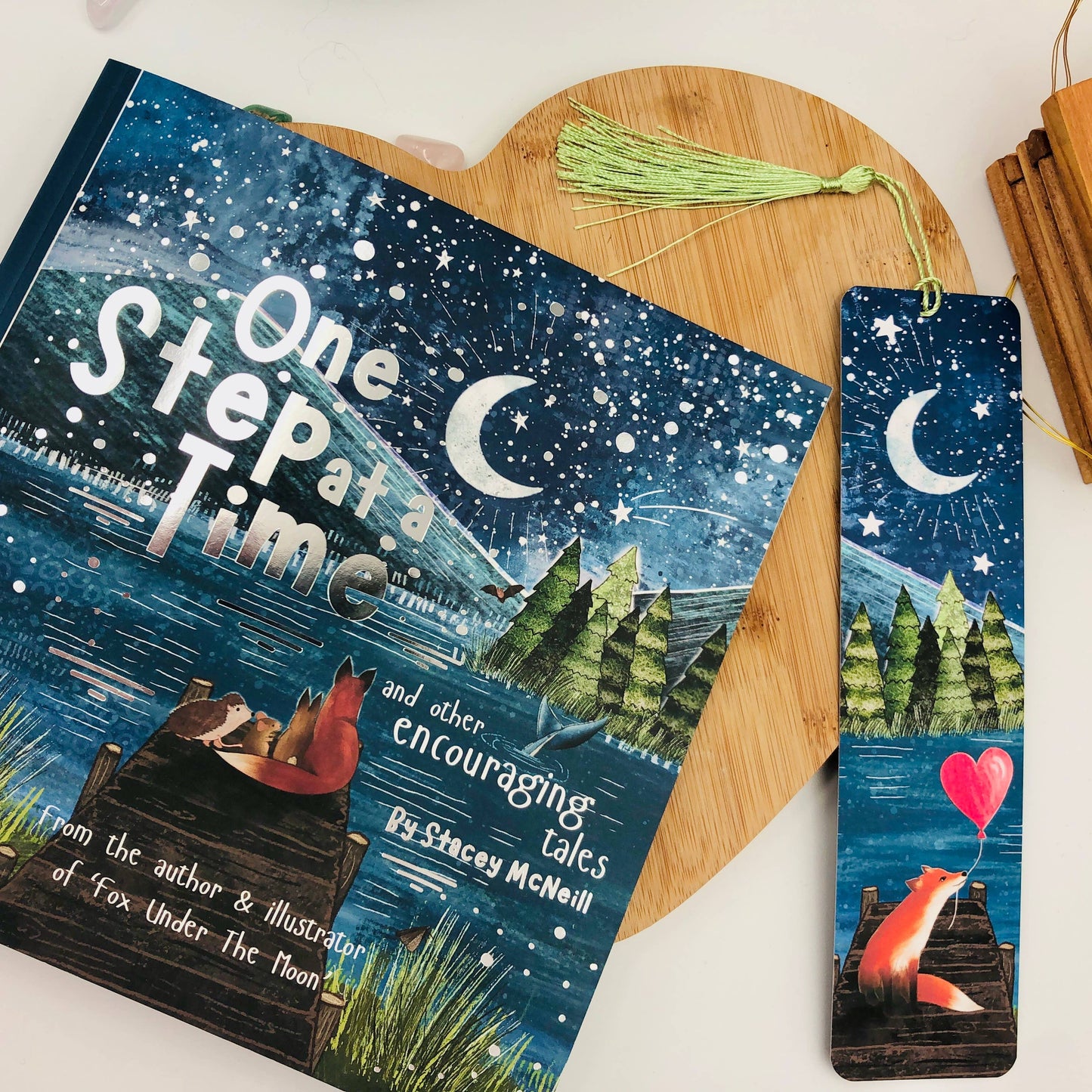 'One Step At A Time' Self Care Book for All Ages by Fox Under the Moon