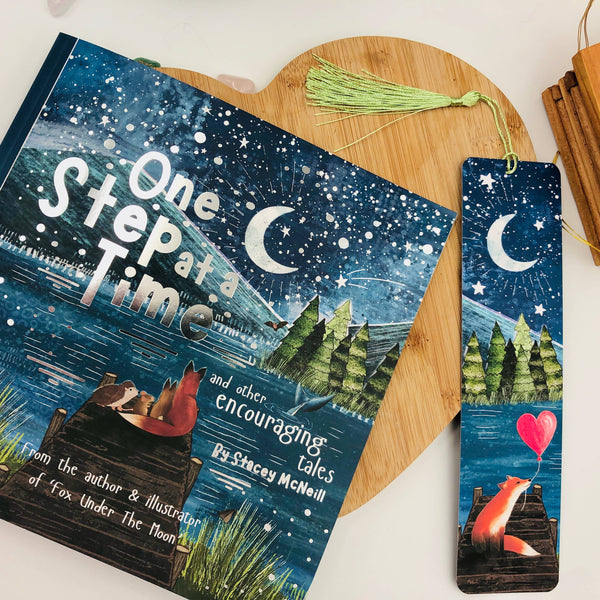 'One Step At A Time' Self Care Book for All Ages by Fox Under the Moon