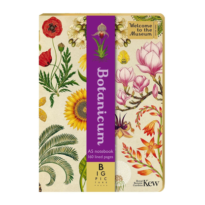 Botanicum A5 Lined Notebook: Welcome to the Museum