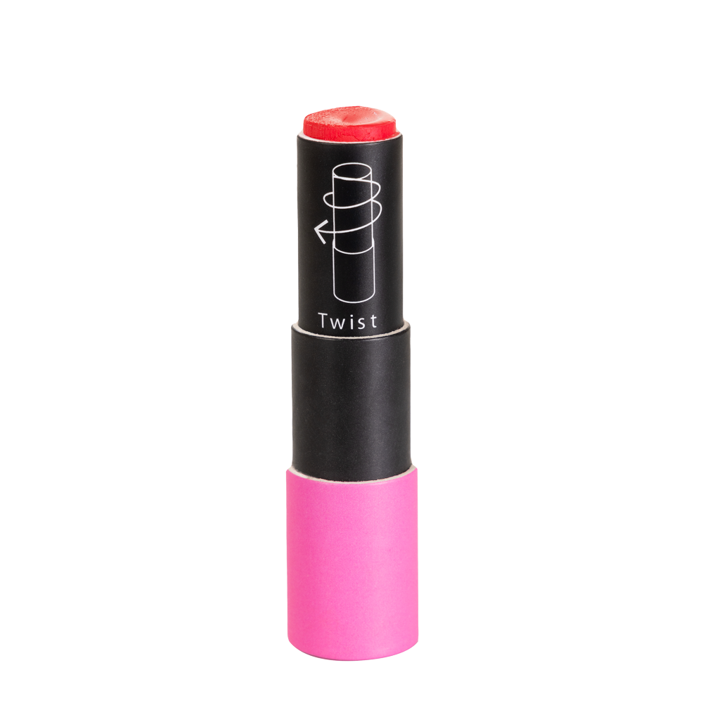 Plastic Free Glossy Lipstick in Paper Tube - Bloom 05