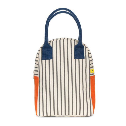 Fluf Zipper Lunch Bag Pencil Stripe Nautical