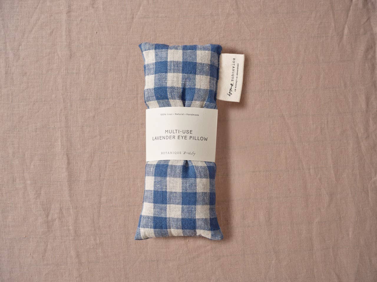 Multi-Use Lavender Eye Pillow | Linen Fara Gingham