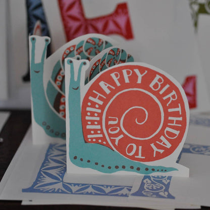 Snail Mail Concertina Card