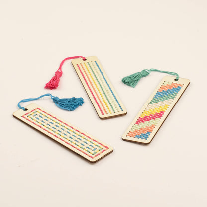 DIY Craft Kit - Kids: Make Your Own Stitched Tassel Bookmark