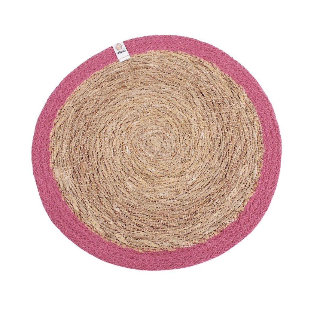 ReSpiin Set of 6 Seagrass & Jute Tablemats