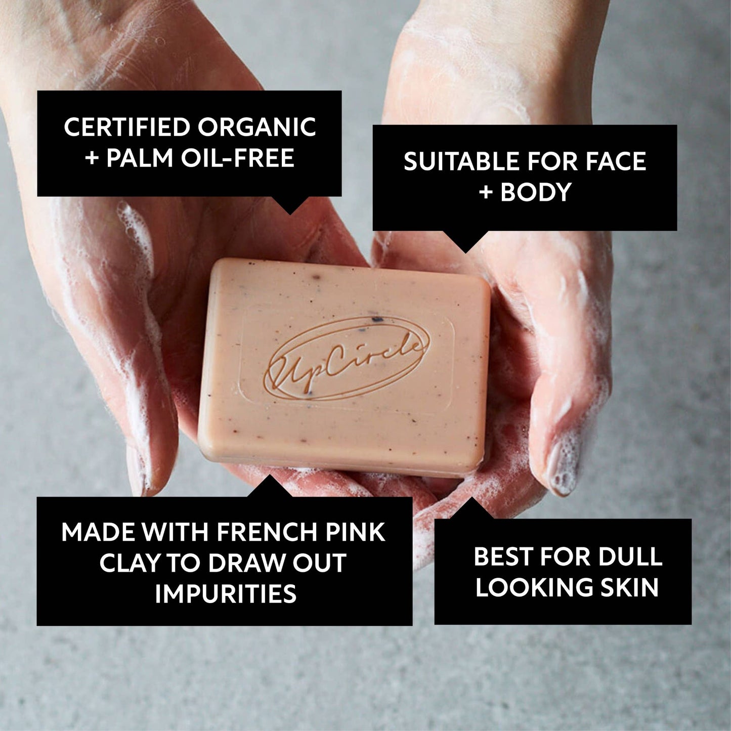 UpCircle Cleansing Cinnamon + Ginger Soap Bar