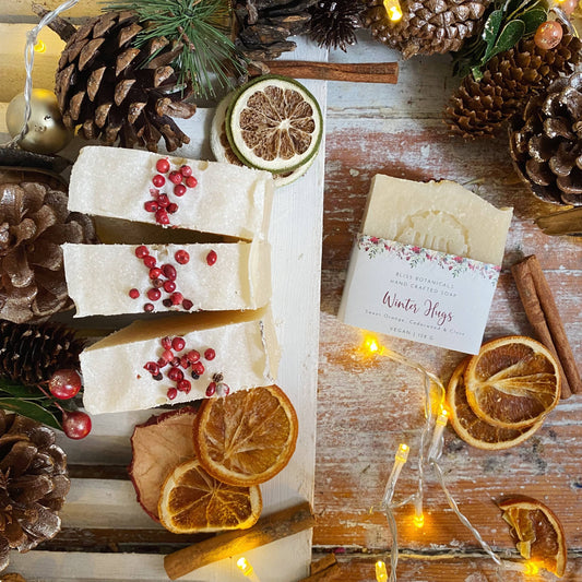 Handmade ‘Winter Hugs’ Large Loaf Bar Soap