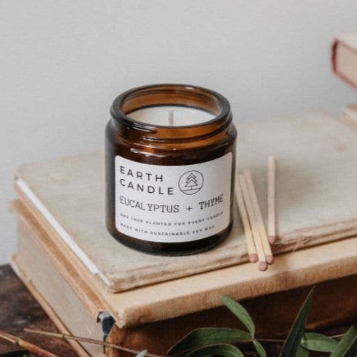 Earth Candle - Eucalptus + Thyme