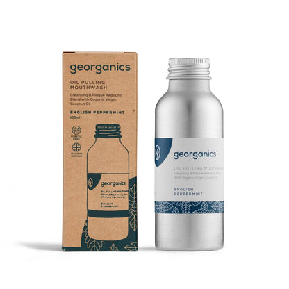 Georganics Oil Pulling Mouthwash - Peppermint