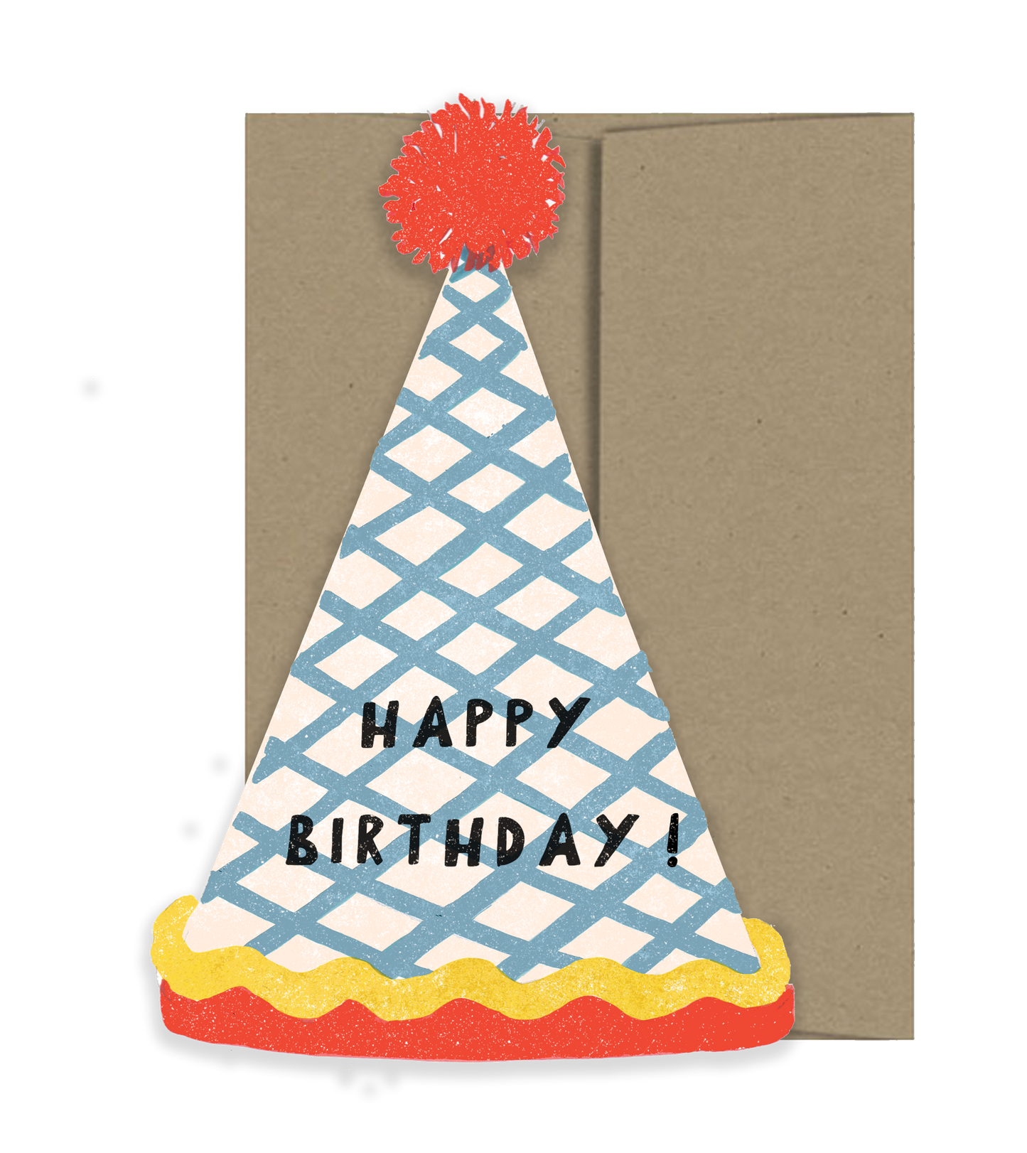 Birthday Hat Cut Out Card