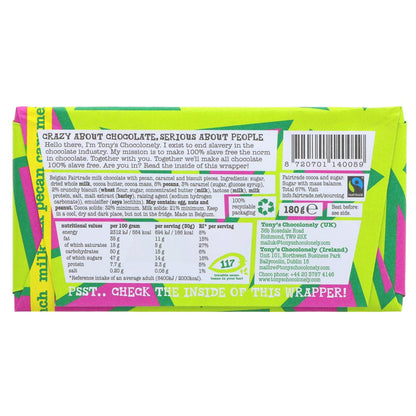 Tony's Chocolonely White Chocolate Raspberry Popping Candy