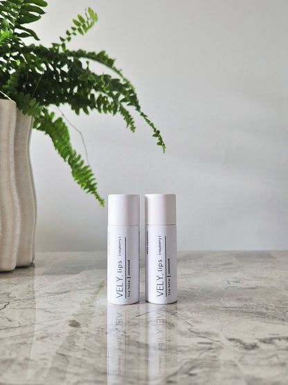 Natural Unscented Vegan Tinted Lip Balm ‘Raspberry’