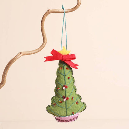 Felt Christmas Tree Hanging Decoration