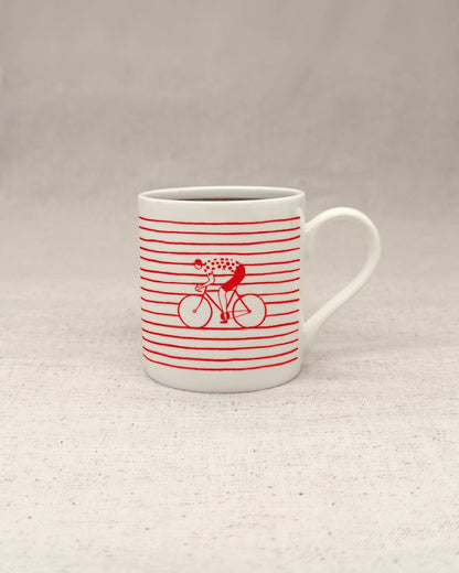 Cyclists Fine China Mug
