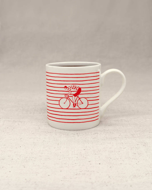 Cyclists Fine China Mug