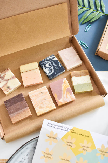 The Natural Spa Handmade Soap Sampler Mini Set - Letterbox Gift