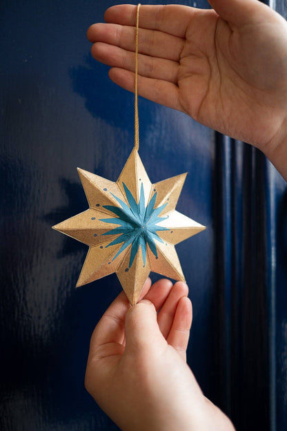 Golden Star Board Decoration